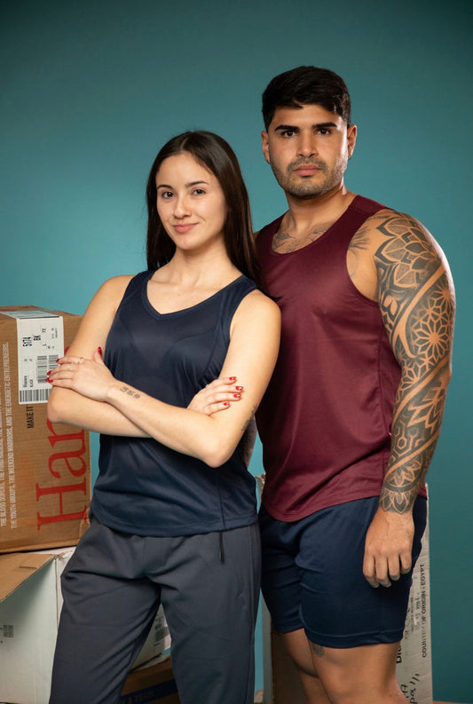 BAW Women Grid Singlet GS821