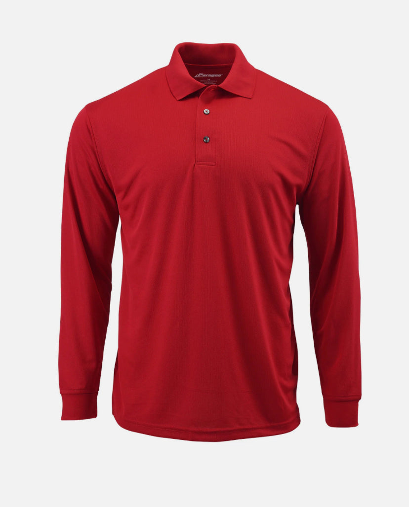 Paragon 110 - Mens LS Performance Mesh Polo