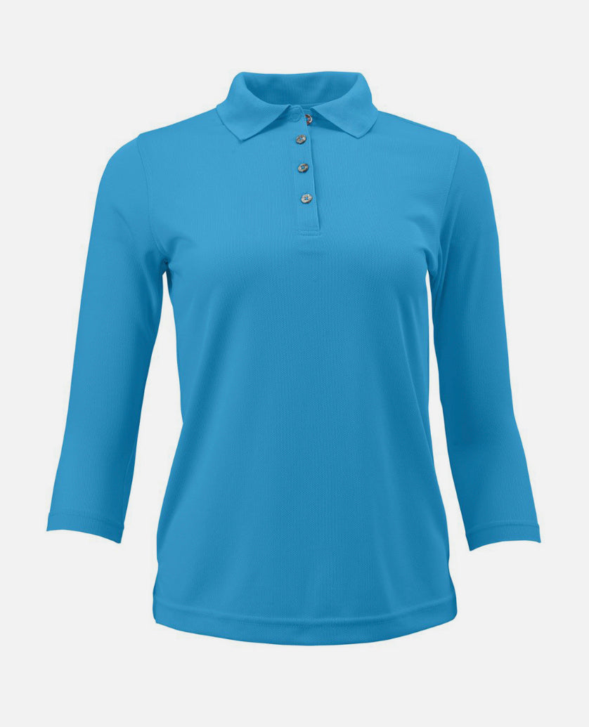 Paragon 120 - Lady Palm 3/4 Sleeve Polo