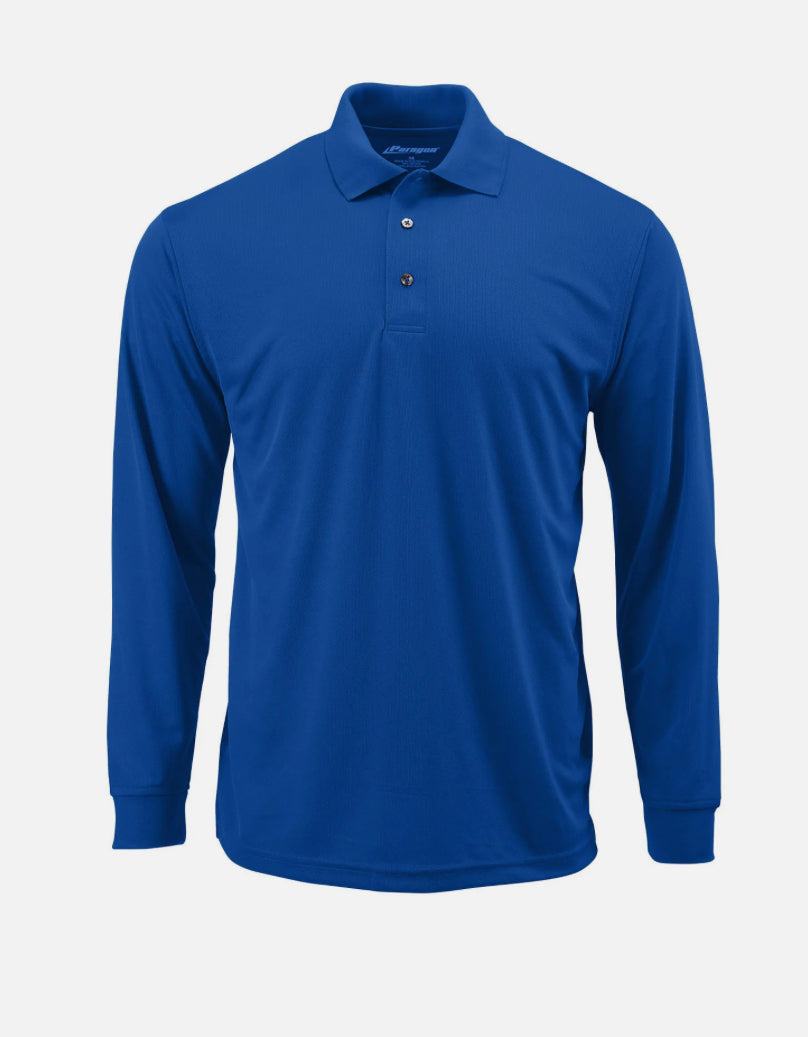 Paragon 110 - Mens LS Performance Mesh Polo