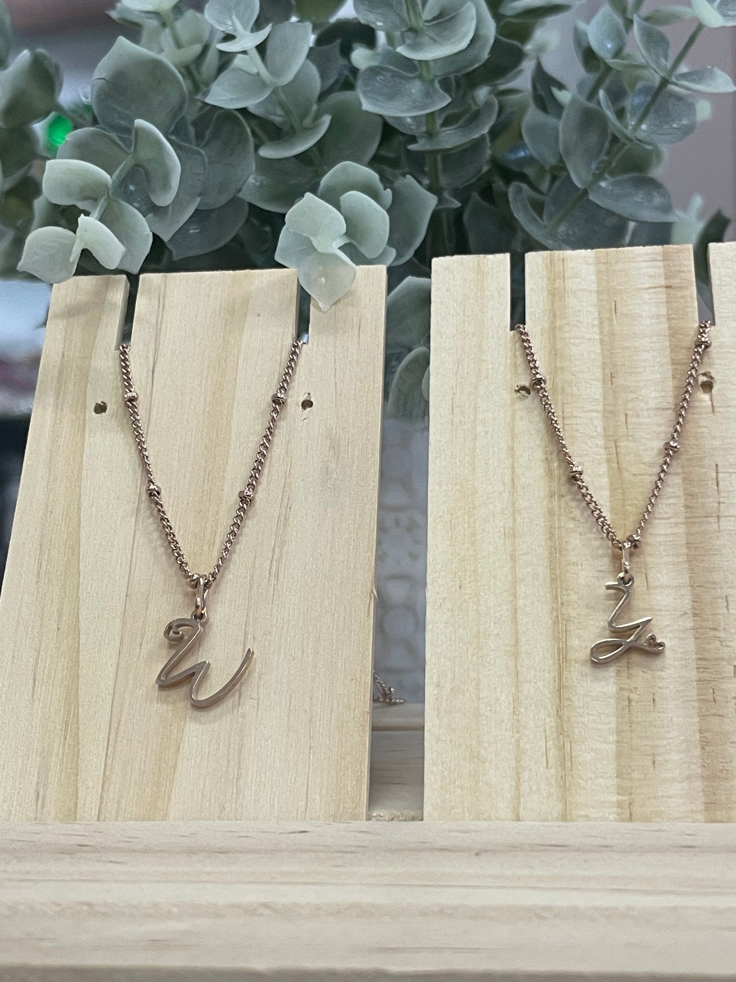 Collares Alfabéticos: Letra Cursivo