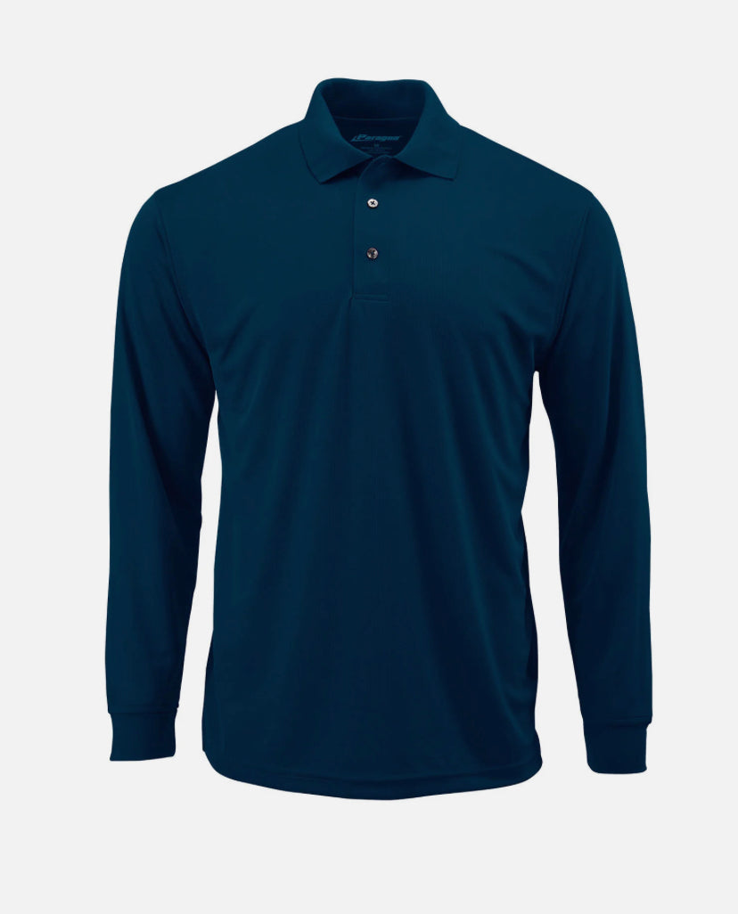 Paragon 110 - Mens LS Performance Mesh Polo