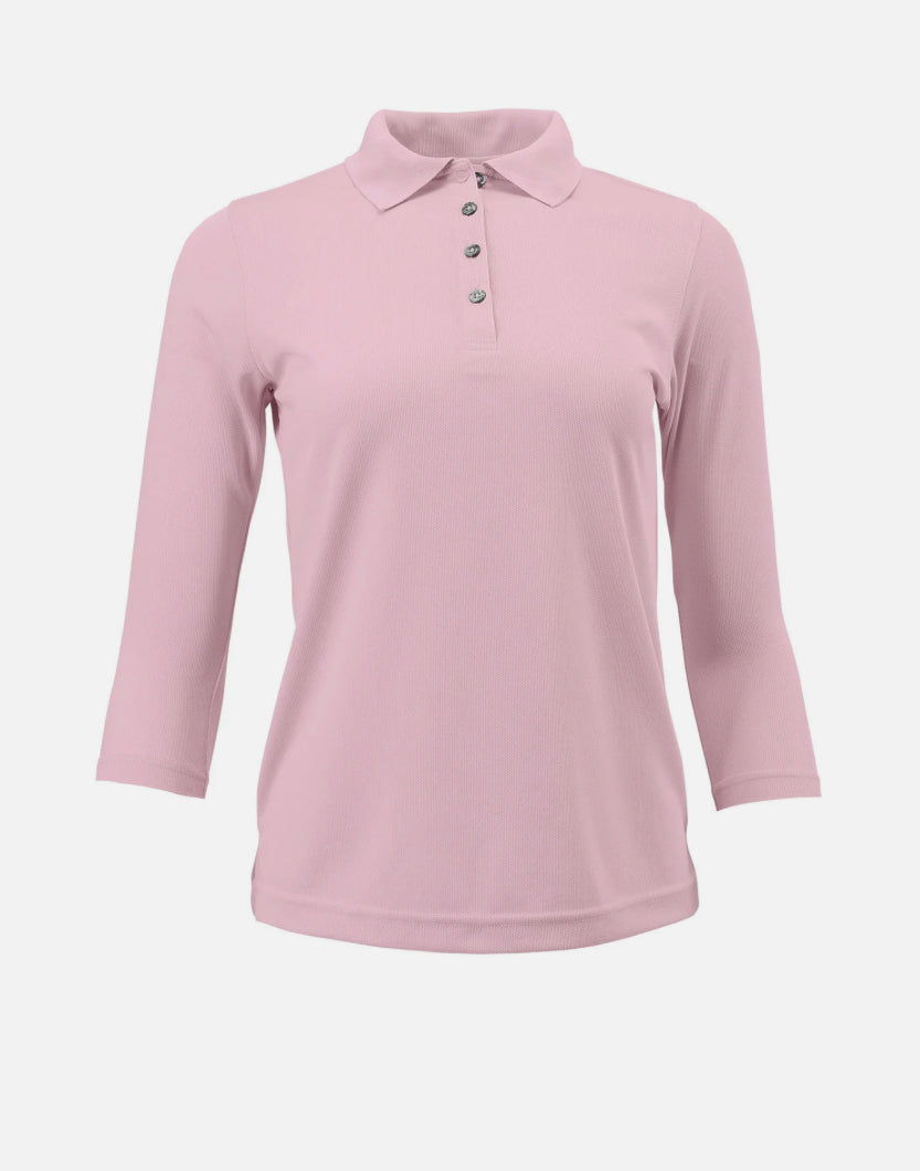 Paragon 120 - Lady Palm 3/4 Sleeve Polo