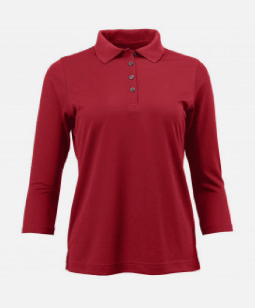 Paragon 120 - Lady Palm 3/4 Sleeve Polo