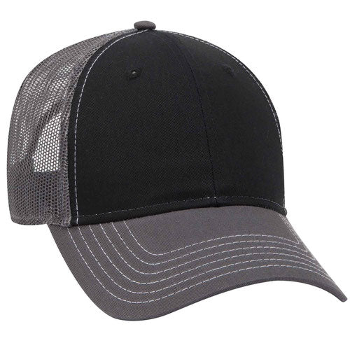 OTTO Cap - Six Panel Low Profile Mesh Back Trucker Hat