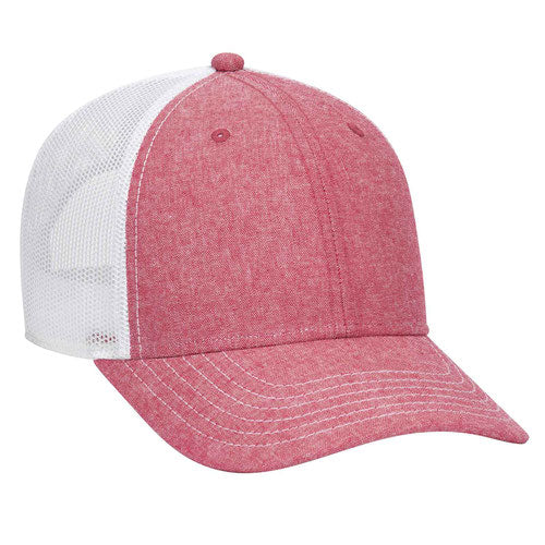 OTTO Cap - Six Panel Low Profile Mesh Back Trucker Hat