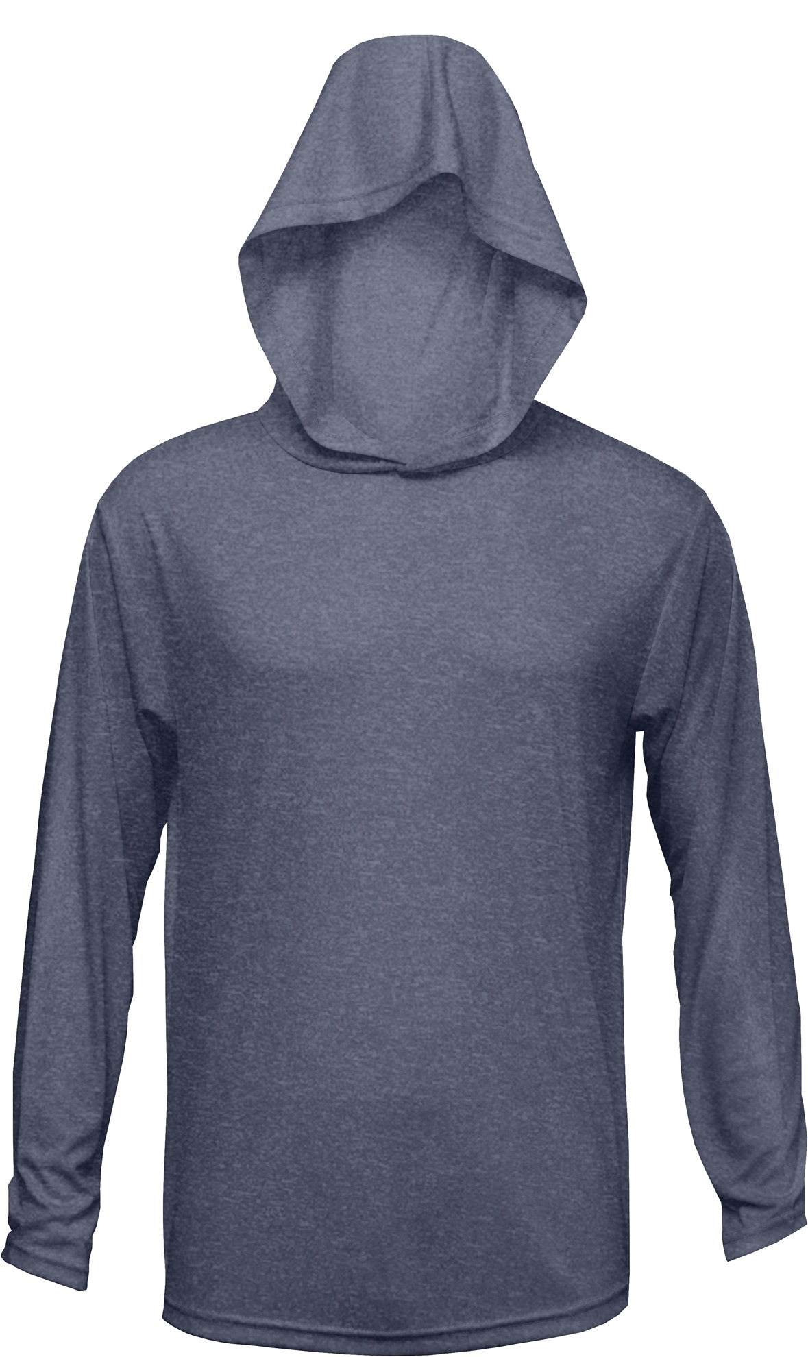 Xtreme-Tek Long Sleeve Hoodie - Heather Navy