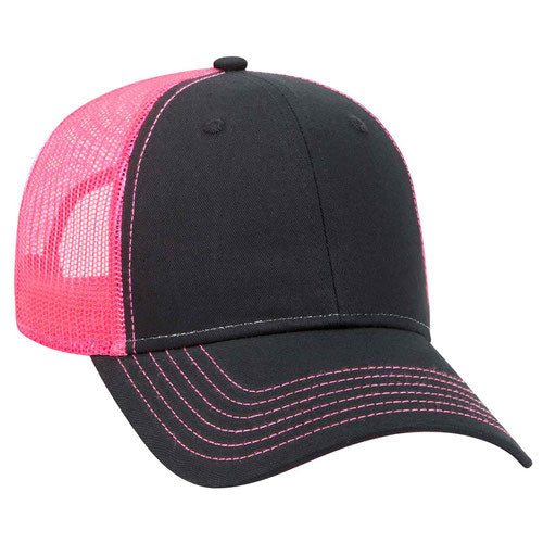 OTTO Cap - Six Panel Low Profile Mesh Back Trucker Hat