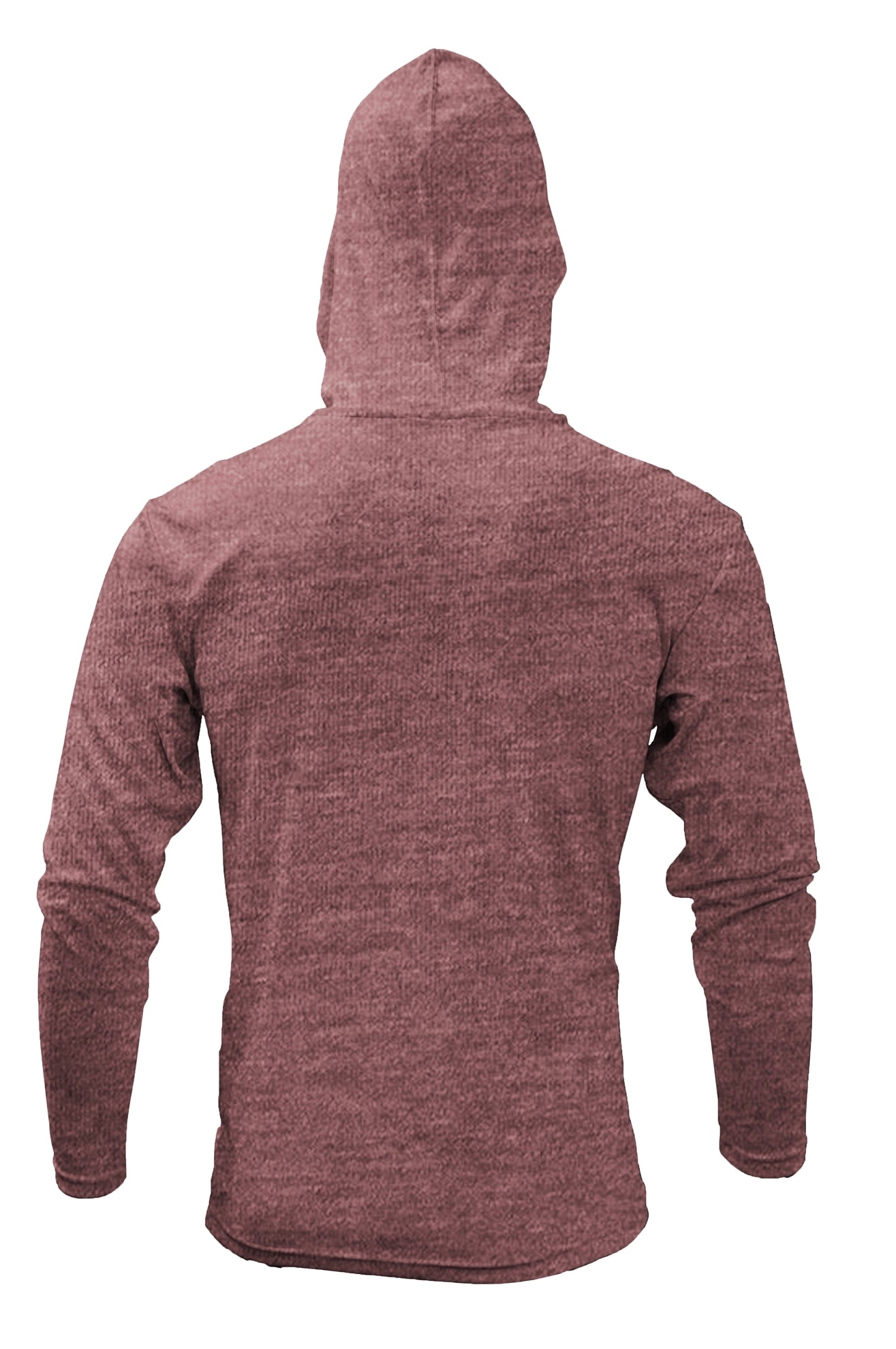 Xtreme-Tek Long Sleeve Hoodie - Heather Maroon