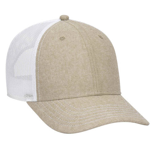 OTTO Cap - Six Panel Low Profile Mesh Back Trucker Hat