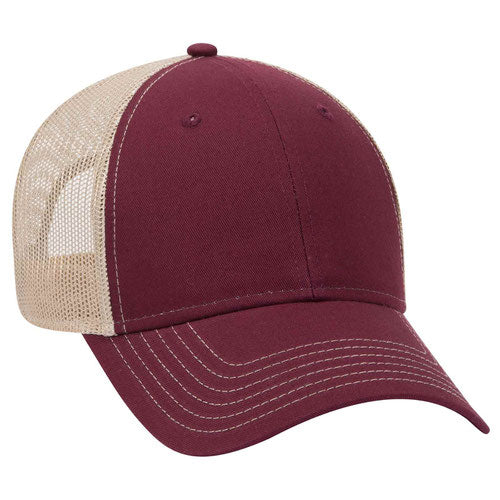 OTTO Cap - Six Panel Low Profile Mesh Back Trucker Hat