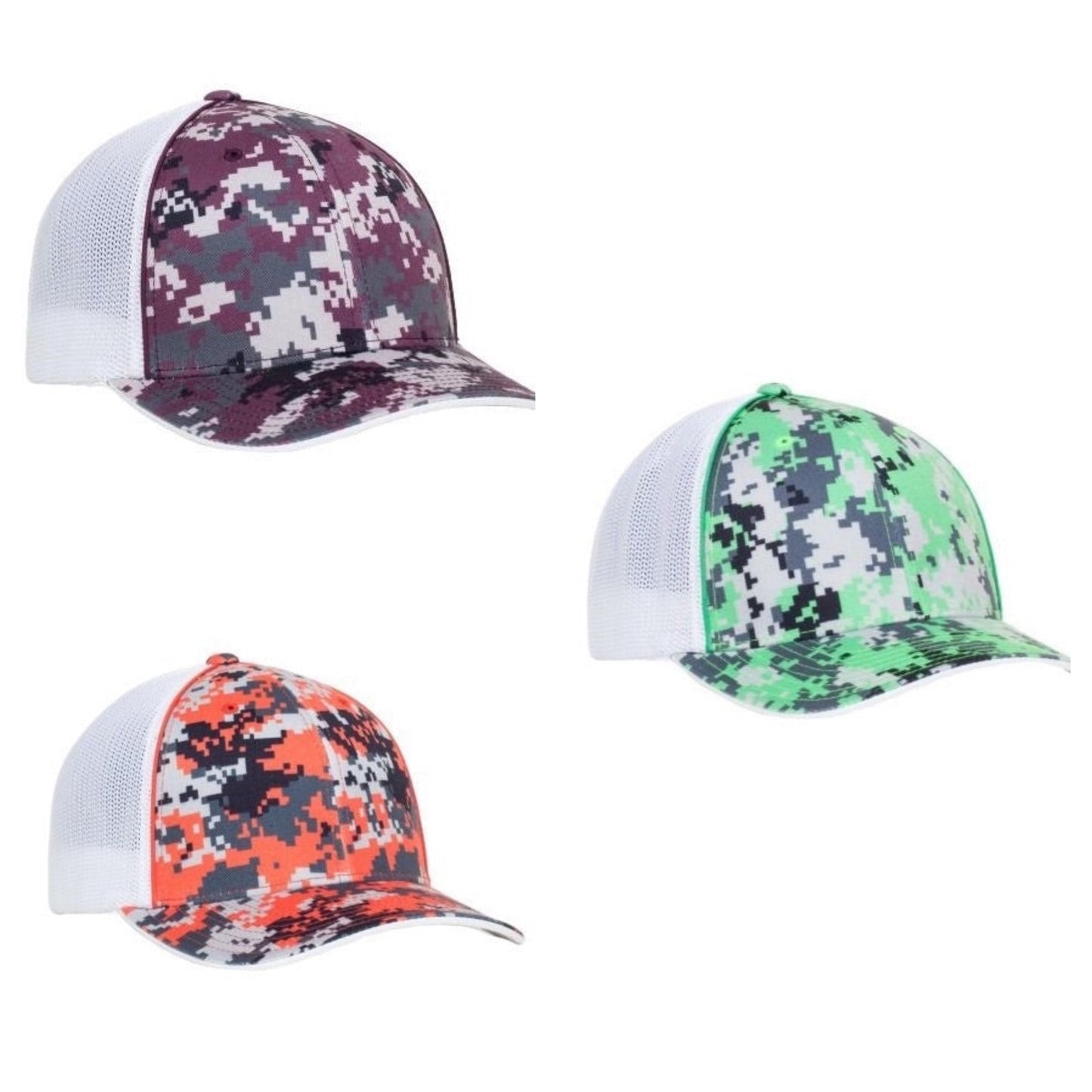 Digi Camo Trucker Caps